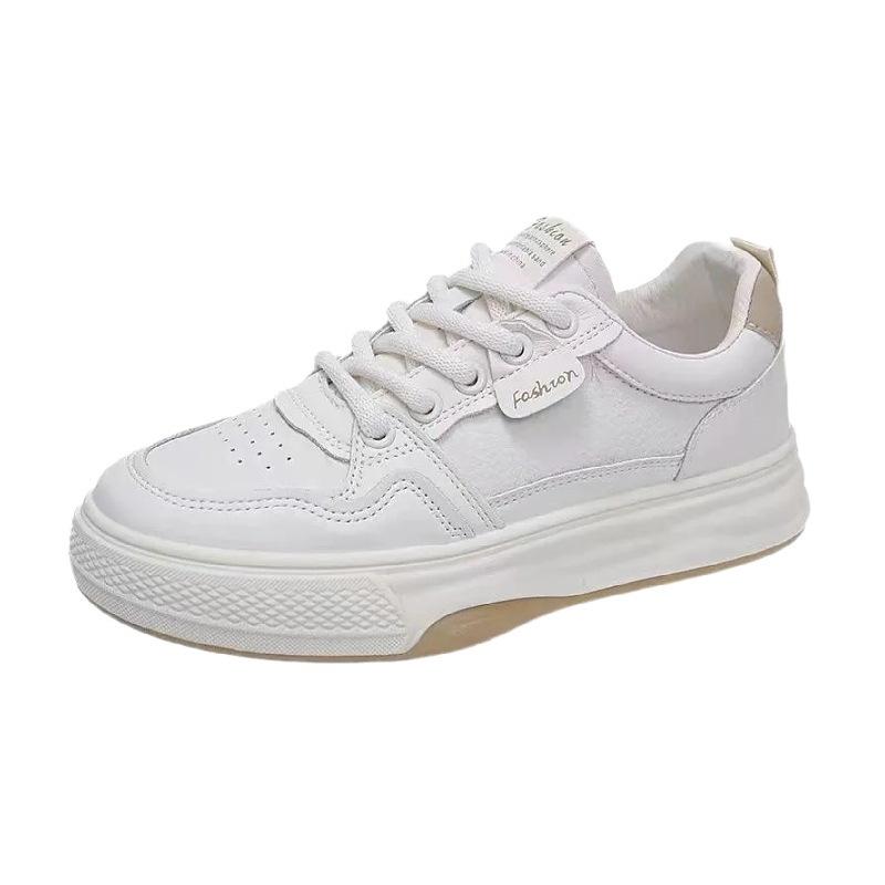 Women's Shoes Sports Shoes 2025 Spring and Autumn New Niche Versatile Korean Version Shoes Women's Casual Shoes White Shoes Women's Board Shoes