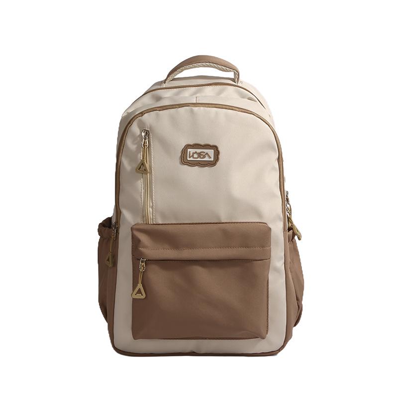 HR 2025 High-End Backpack: Stylish, Large Capacity Laptop Schoolbag for Female College Students, Perfect for Short & Long Distance Travel