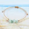 Gemstone Bracelet Women Men Adjustable Braided Crystal Bracelet Boho String