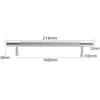 Modern Solid Aluminum Alloy Knurled Handles,Drawer Pulls,Furniture Door Carved Knobs,Round T Bar Handle Kitchen Cabinet Hardware