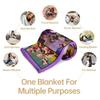 K Pop Demon Hunters Flannel Blanket Hot Anime Plush Warm Throw for Home Leisure Sofa Bed Cover Office Nap Camping Travel Gift