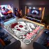 1PC Custom Name Sugar Skull Elephant Art Theme Floor Mat Ideal for Living Room, Game Rooms, Office, Bedroom,Floor Mat Playful Design