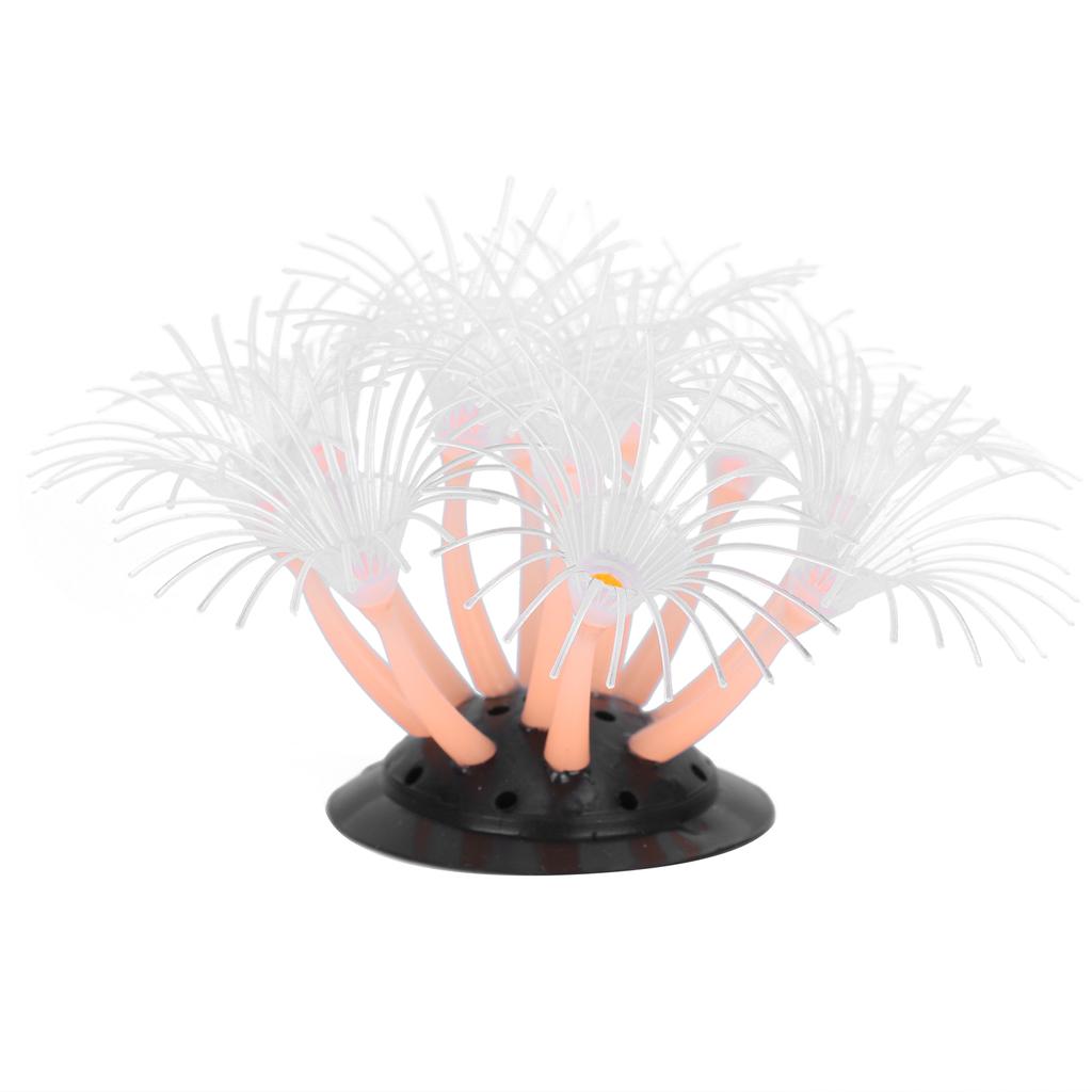 Artificial Sunflower Coral Silicone Simulation Water Plant Aquarium Fish Tank DecorationBlue