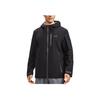 Under Armour GORE-TEX Paclite Logo Print Zip-Up Hooded Jacket Men Jackets Black 1369994-001