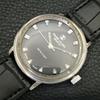 HAND-WINDING VINTAGE FAVRE LEUBA SEA CHIEF SWISS MENS BLACK DIAL WATCH a703835-1