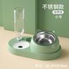 2025 Food Container with Waterer Pet Waterer Feeder 2-in-1 Dog Cat Bowl Water Dispenser Automatic Water Storage Pet Food Feeder