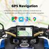 Authentic Wireless Carplay Motorcycle Android Auto 5 Inch Motorcycle GPS Navigation Waterproof Dual BT Dual CAM Recorder