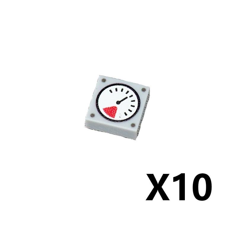 Accesorii Imprimate Oras Blocuri de Constructie Controller Calculator Monitor Tastatura Tablou de Bord Telefon Mobil Radio Mini Caramizi Jucarii pentru Copii