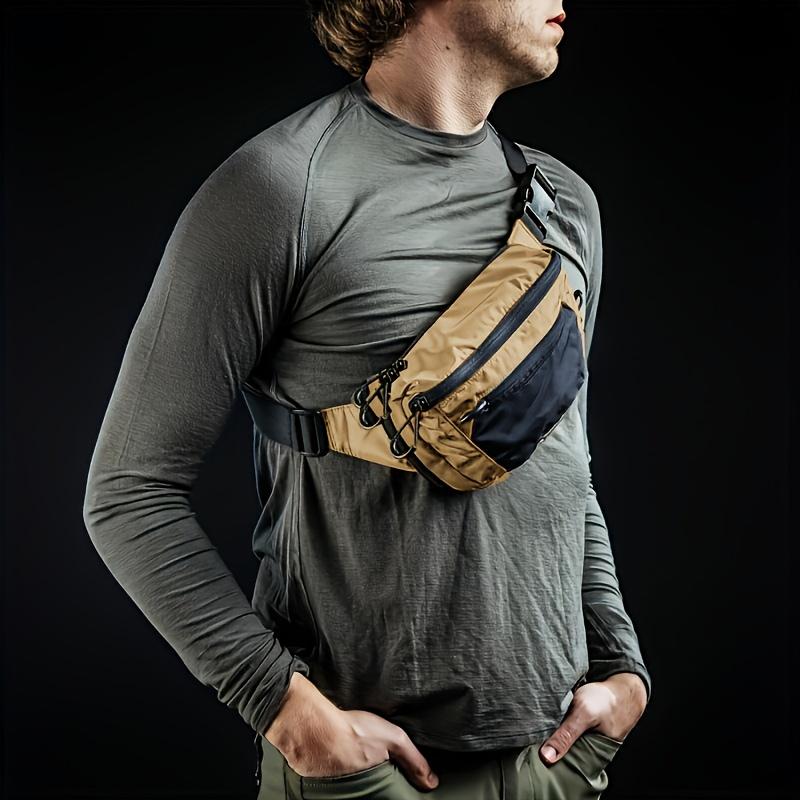 Waist Bag, Running Hiking Bag, Chest Bag, Shoulder Bag, Crossbody Bag, Waist Bag, Men's and Women's Outdoor Sports Waist Bag