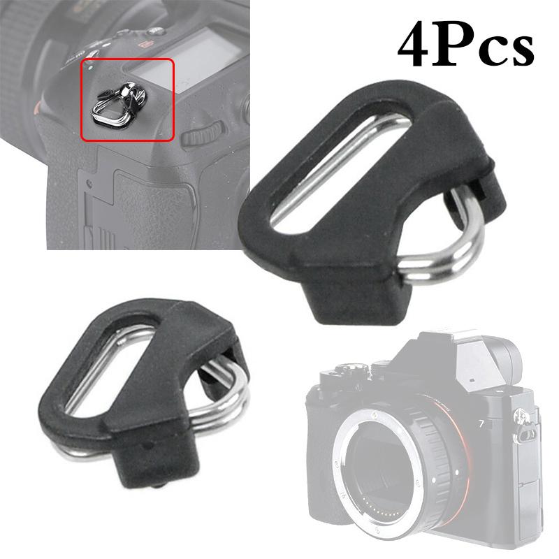 4Pcs Belt Hook Camera Shoulder Strap Triangle Split Ring Replacement Camera Buckle Accessories For Fujifilm Olympus Pentax