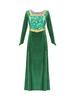 Princess Fiona Green Dress Shrek Cosplay Costume for Halloween & Stage Performance