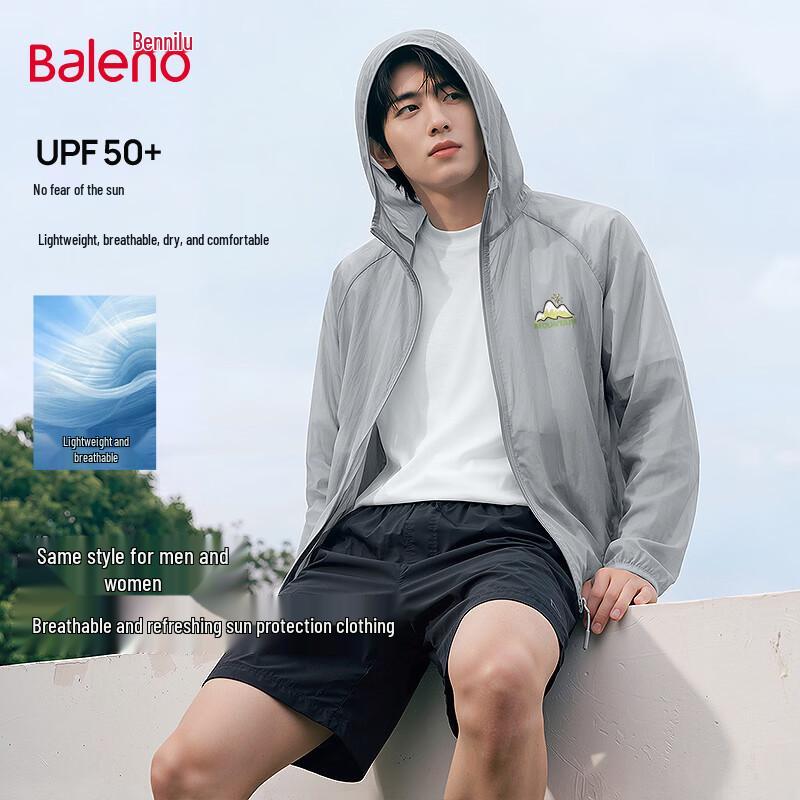 Baleno Men s UPF50+ Lightweight Cooling Sun Protection Jacket 4XL
