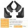 Wheel Mudguards Heavy Duty Plastic Construction Road Debris Defense Kit Automotive Exterior Accessories for Vehicle