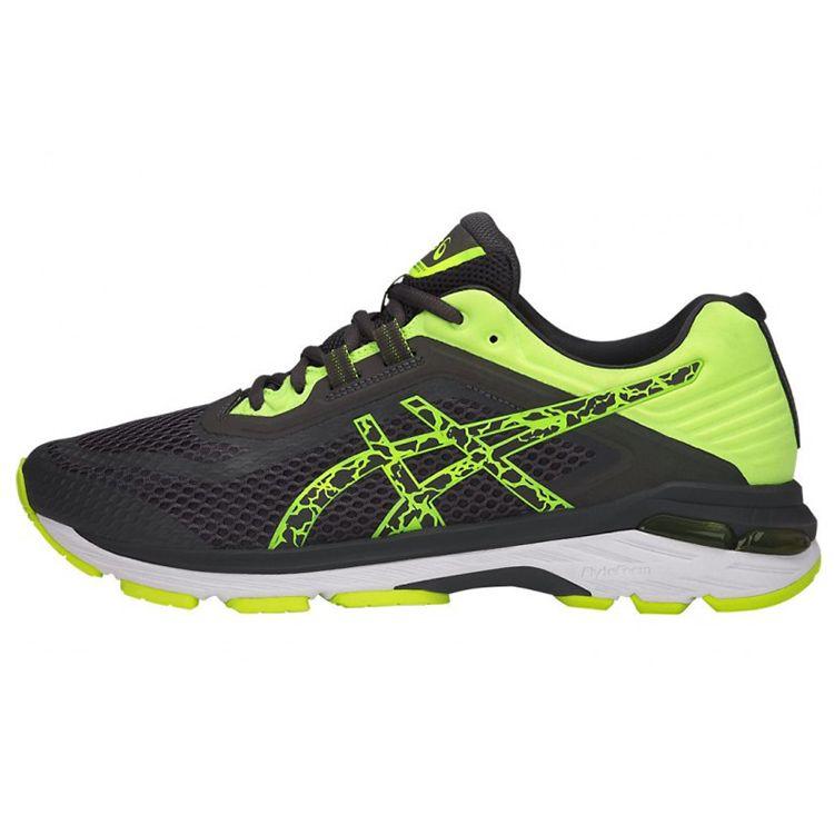 

Asics Кроссовки для бега Gt-2000 6 с низким верхом мужские кроссовки Черно-зеленые T834N-9595 42