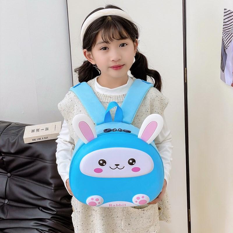 School BagsNew children's bag girl cute cartoon hard shell 2-5 years old trendy foreign backpack