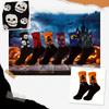 Halloween Printed Mid-Calf Socks Wicking Breathable Socks for Men Women Casual Daily Wear
