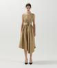 Meuameu Belt Pleated Dress