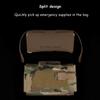 Outdoor Hunting Compact Trauma Pouch Ambidextrous Rapid Deployment  Tactical Medical First Aid Bag EDC Molle Pouch