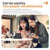 2 in 1 aptX-Adaptive AD/HD/LL AAC Bluetooth Audio Transmitter Receiver 3.5MM AUX HiFi Music Multipoint Airplane Wireless Adapter
