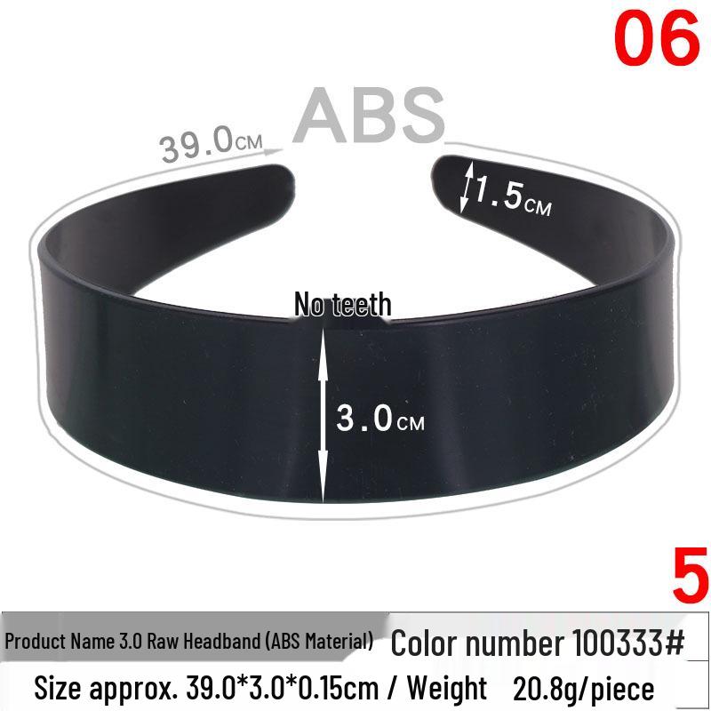 Unisex Invisible Sports Iron Headband - Korean Style Wave Hair Clip.