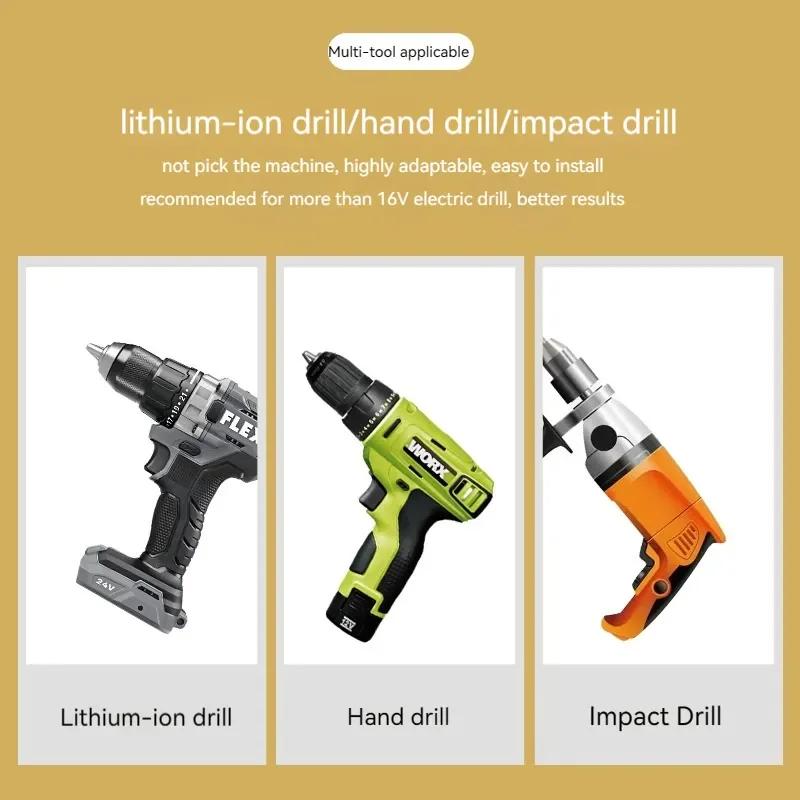 Electric Drill Plate Cutter Metal Sheet Cutter High Speed Rotor Free Cutting Tool Sheet Nibbler Saw Metal Punch Scissors