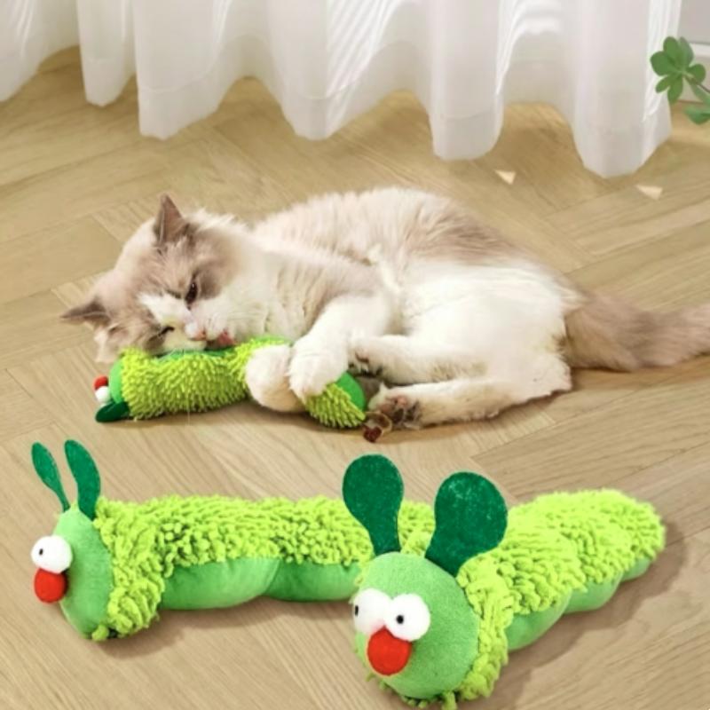 Pet Plush Cat Toy for Boredom Relief Scratch Bite Resistant Small Animal Playtime Accessory Self-Pleasure Amusing