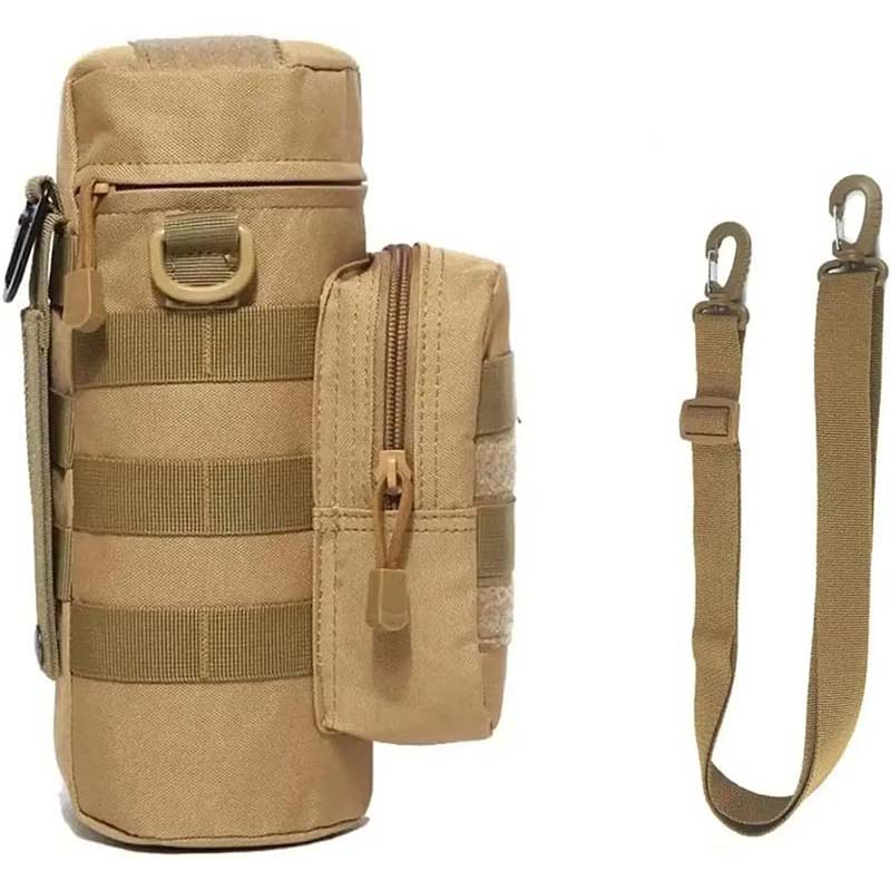 

Тримач для пляшки з водою Сумка-переноска для пляшки з водою з лазерним різанням Гідратаційна сумка з плечовим ременем Вміщує до 32 Ozfor Велосипедна пляшка для води для риболовлі