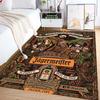 Jägermeister: Tappeto Audace Vivace Arredamento Casa Adatto a Tutte le Stagioni Cuscino per Sedia da Ufficio Arte Decorazione Stanza del Dormitorio