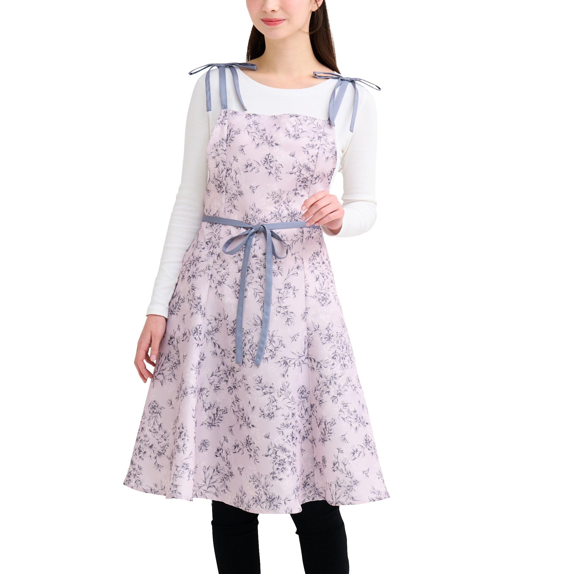 

Francfranc Bell Full Apron, Pink, Perfect for New Life, Gift