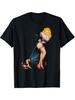 Sexy Blonde Lingerie Cute Dog Vintage Tshirt Creative Pattern Versatile Shortsleeved 2026 New Cotton Summer  Tshirt for Unisex