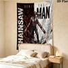 Chainsaw Man Wall Tapestry Aesthetic Wall Hanging Printed Fabric Blanket Decorative Tapestries For Bedroom Living Room Home Decor