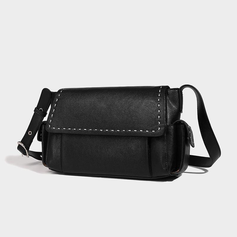 Trendy Fashion Messenger Bag 2025 New Retro Niche Design Underarm Bag High-end Feel Single Shoulder Crossbody Bag
