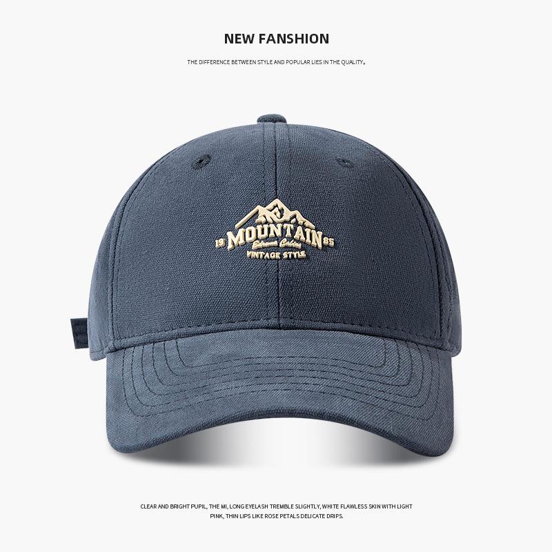 Unisex Dark Green Korean Baseball Cap - Stylish Soft Top for Spring & Autumn