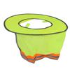 Hard Hat Sun Shade   High Visibility Full Brim Mesh Neck Sunshade with Reflective Stripe