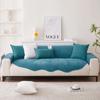 Chenille Non-slip Sofa Cushion Solid Color Sofa Cover Four Seasons Universal for Living Room Sofas 1PC All-Inclusive Towel