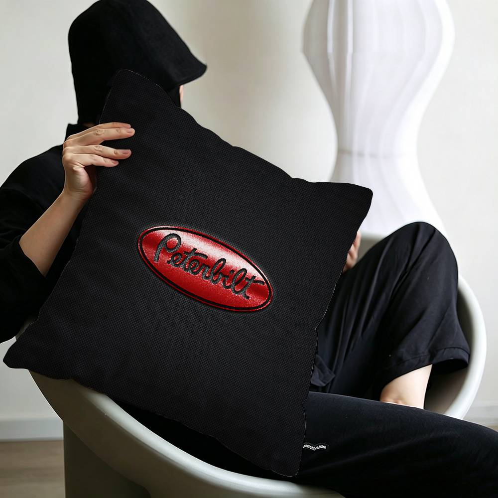 PeterbiltS Racing Car Personalized Pillow Dust Cover Bedroom Kids Party Decoration Pillowcase Birthday Children Gift