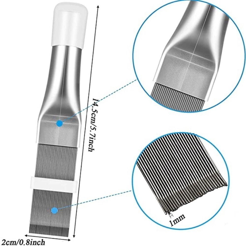 Tools Aluminium Stainless Steel Condenser Comb Air Conditioner Fin Repair Comb Fin Comb Brush