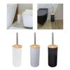Stehende Basis Toilettenbürsten-Set Anti-Tropf Toilettenrand-Reinigerbürste Toilettenreinigung