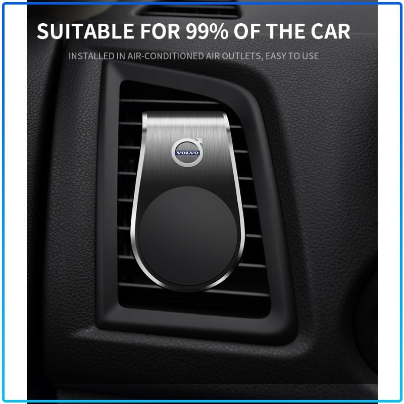 1Pcs Car Magnetic L-shaped Car Dedicated GPS Phone Holder For Volvo XC90 XC60 XC70 XC40 V90 V60 V40 C70 C30 S80