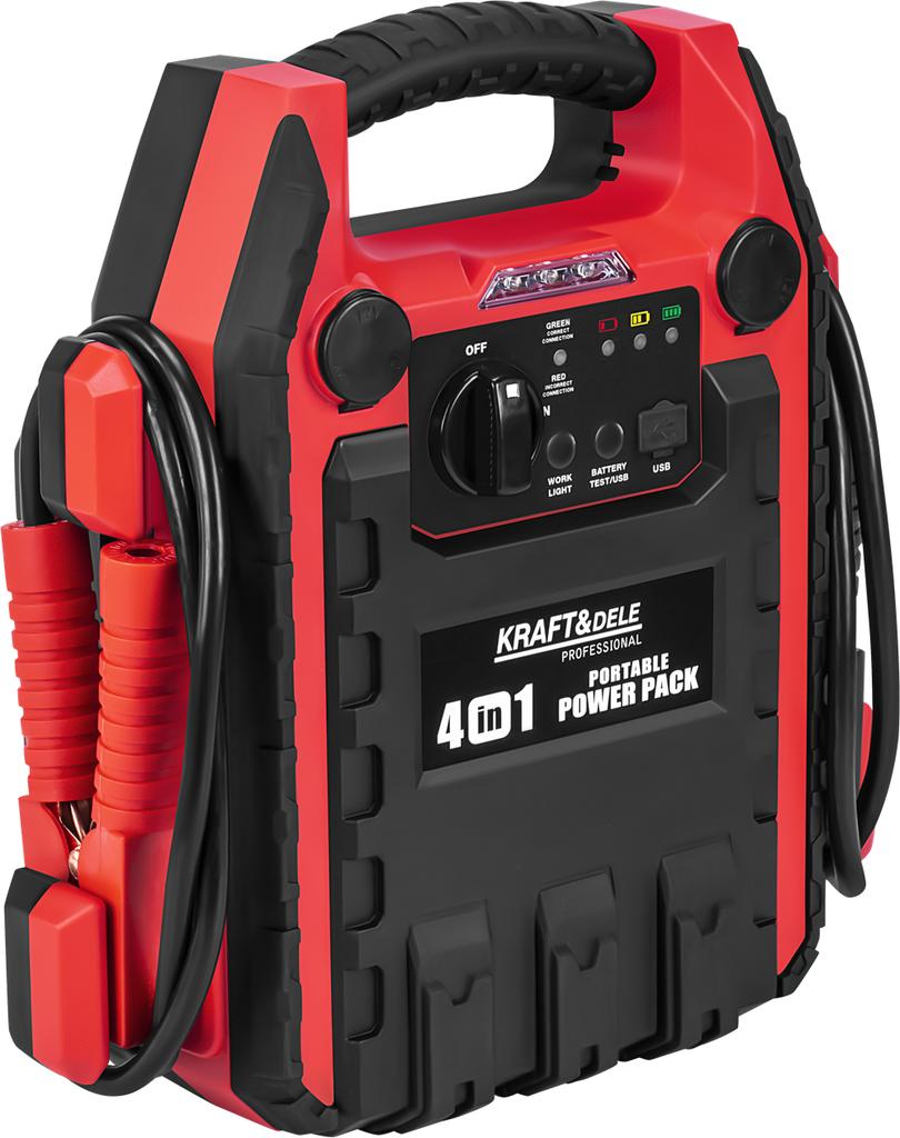Booster rozruchowy 4W1 1200A Kompresor | Kraft&Dele