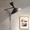 Italian Designer Minimalist Personality Bedroom Study Bedside Lamp Living Room Sofa Can Swing Rotating Horn Wall Lamp