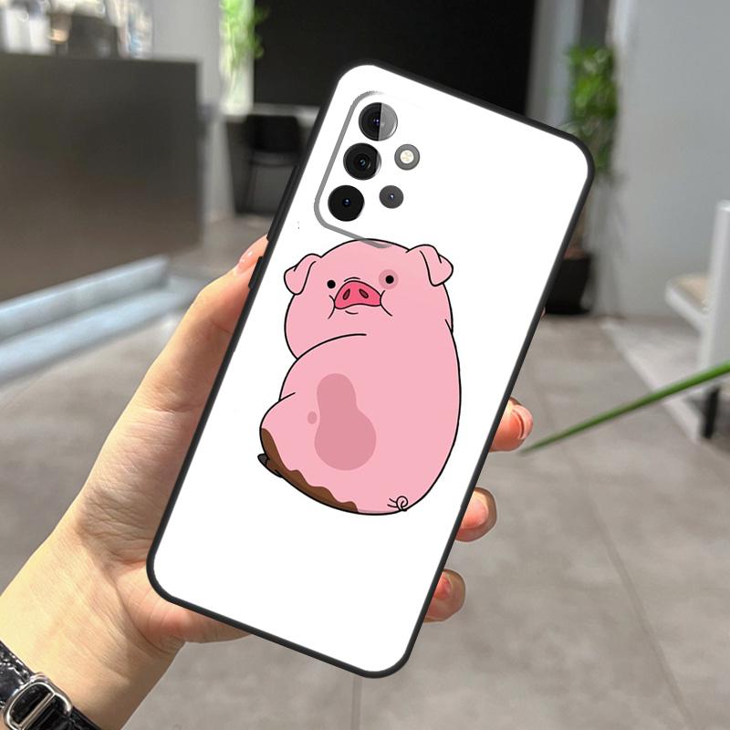 Cute PINK Kawai Pig Case For Samsung Galaxy A52 A32 A12 A56 A36 A54 A34 A14 A05 A16 A26 A13 A33 A53 A15 A35 A55