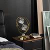 Clepsidră cu 1 oră, glob, cronometru, alamă, nisip, ceas, clepsidră vintage, timp, decor desktop, living room, decorare, ornament pentru casă