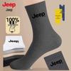Men's Anti-Odor 100% Cotton Crew Socks