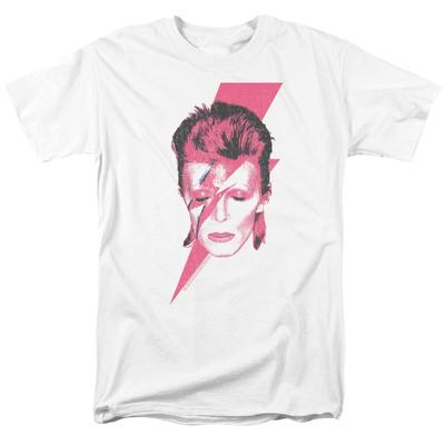 T-shirt David Bowie Aladdin Sane Fulmine Usurato Licenza S-5XL