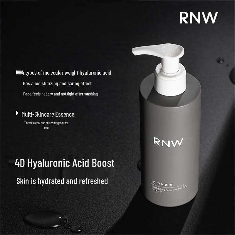 RNW Men's Oil Control & Deep Cleansing Facial Cleanser, 200g