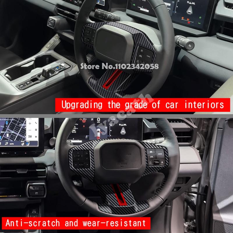 For FOR TOYOTA RAV4 RAV 4 2026 2027 GR sport ABS Steering Wheel Button Keys cover Car Direction control Interior Accessories