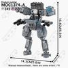 MOOXI Animeserie Skibidi Toalett Figurer Monitorfolk Lydmann Byggeklosser Modell MOC Kloss DIY Montessori Leke Barnegaver