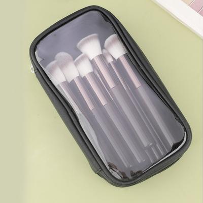 11Pcs Makeup Brush Aluminum Tube High-Quality Powder Blusher Brush Foundation Brush Facial Makeup Tools With Zipper Storage Bag