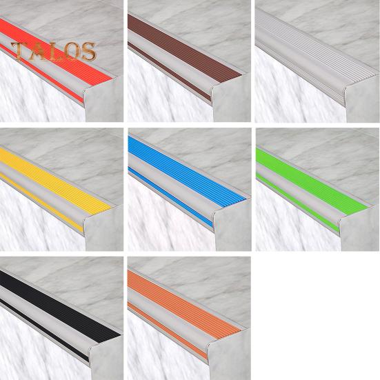 Self-Adhesive Stair Edge Protector Non-Slip Waterproof Stair Edge Stripe Indoor Outdoor Stair PVC Anti-slip